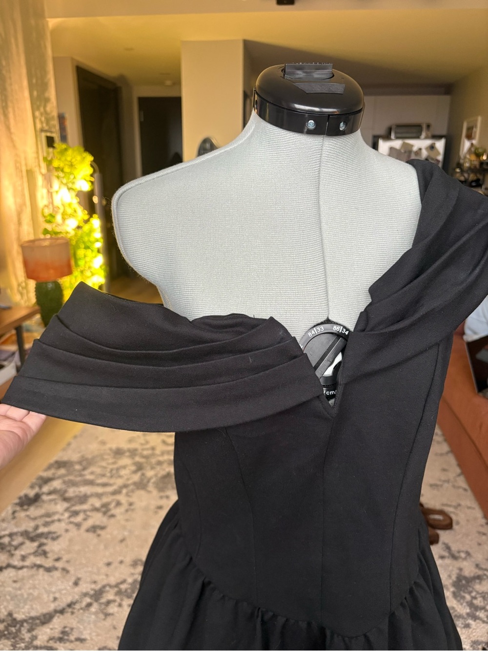 wild fable Off-Shoulder Black Cocktail Dress - Picture 7 of 10